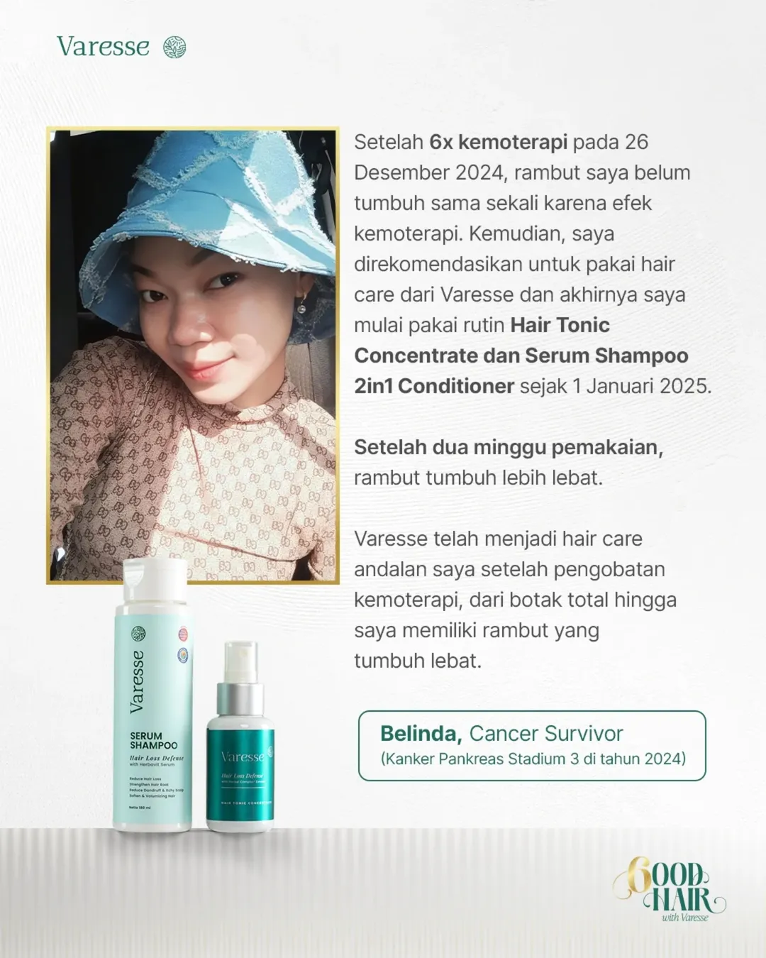 Cancer Survivor 3, testimoni Varesse