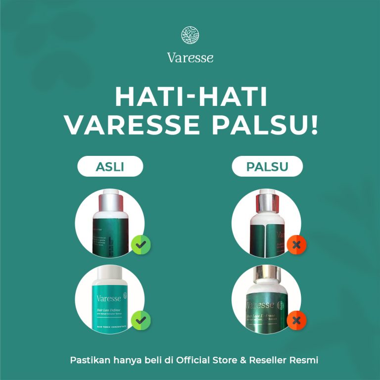 Hati-hati Varesse palsu dan cara membedakan produk asli