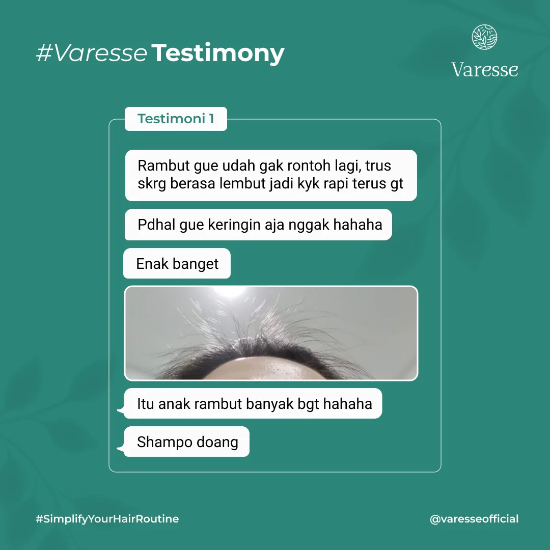 Percakapan pelanggan Varesse